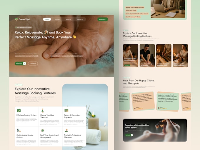 design a modern figma website UI UX for your business
