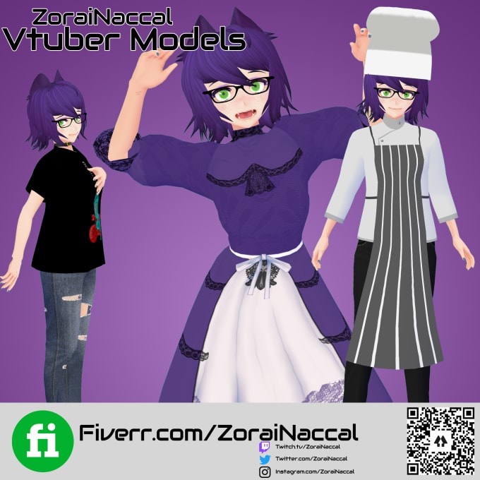 create a fully rigged avatar for your vtubing needs