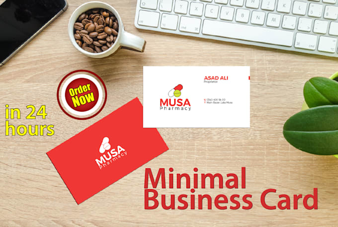 design minimal and elegant business cards