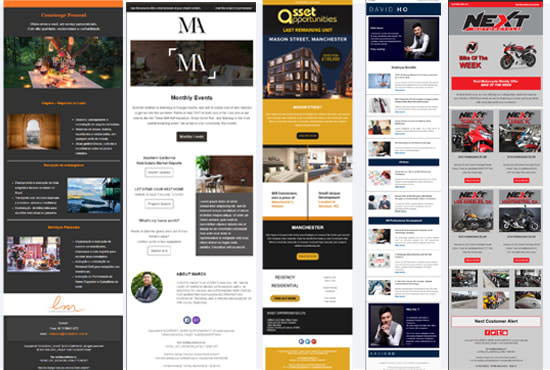 design professional  mailchimp editable newsletter template
