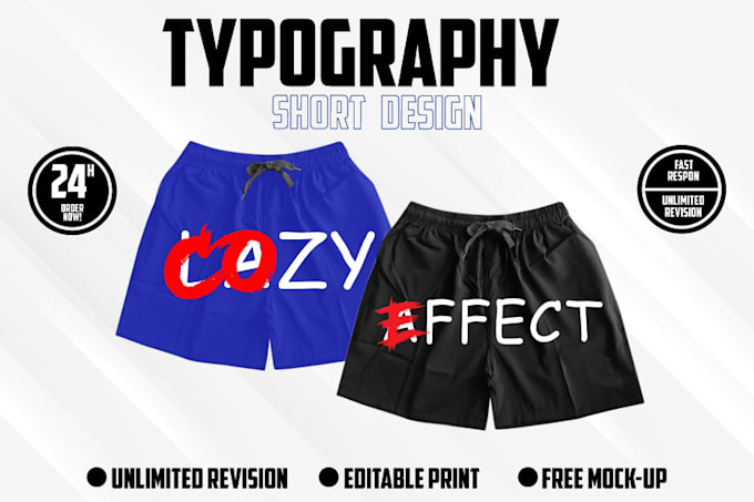 make a unique typography pants design