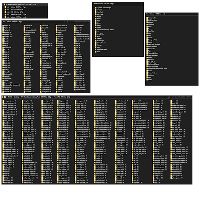 give you a massive pack with 20 000 textures
