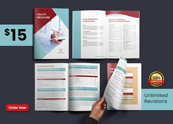 design professional business brochure or company profile