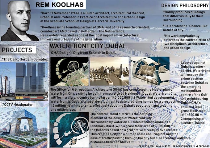 do architecture assignments, research, case studies