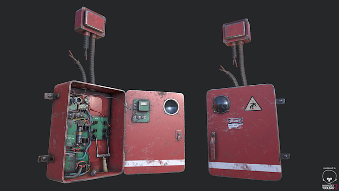 create game ready 3d models and textures