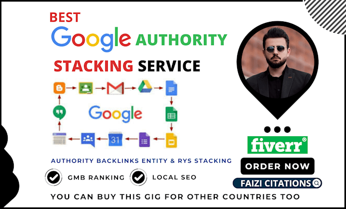 create google authority stacking to improve your local seo and gmb ranking