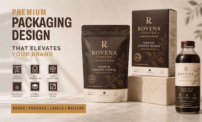 design product packaging boxes labels and mailer boxes