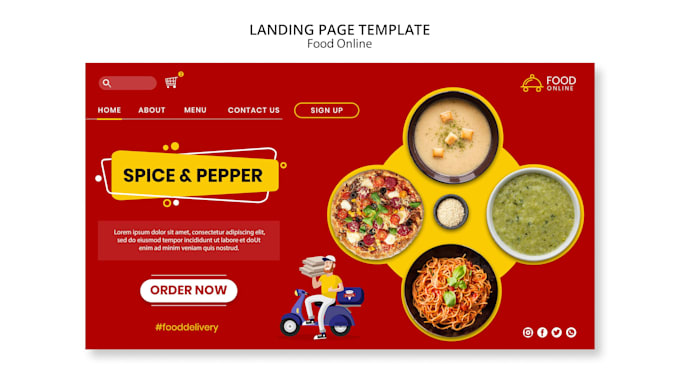 build responsive wordpress landing page design