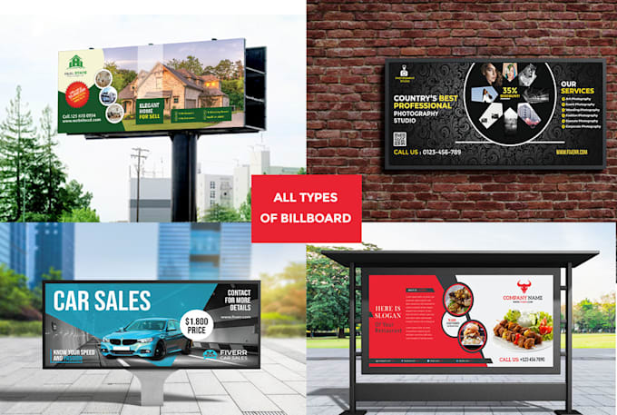 design digital rollup banner, billboard or signage