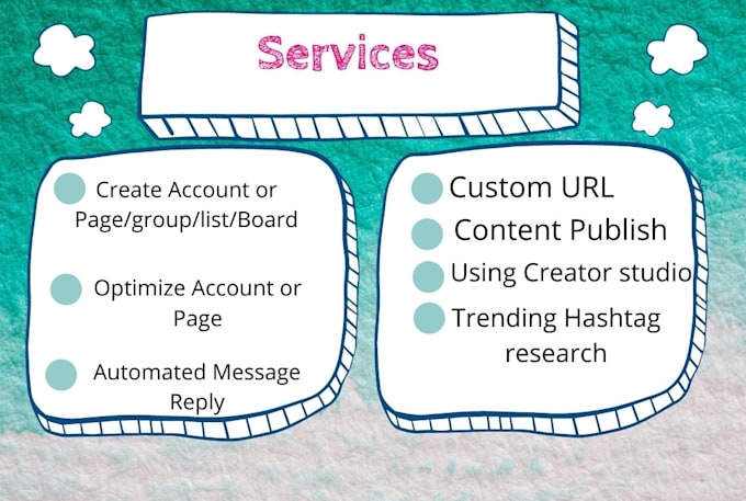 be your social media manager and post creator