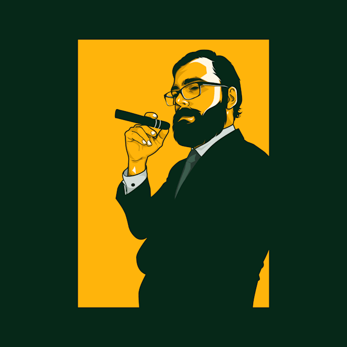 draw cool vector portrait from your photo