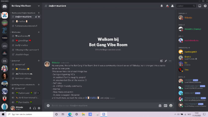 Make the perfect discord server for you and your community by Rikbotje ...