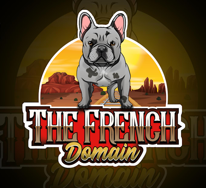 design a kennel or breeder logo on cartoon style
