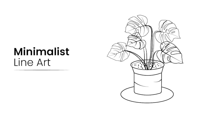 draw simple minimal black and white outline drawing illustrations