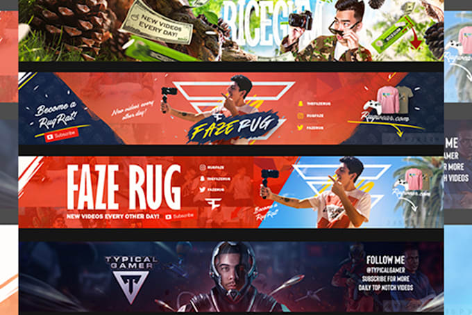 design a youtube banner for you