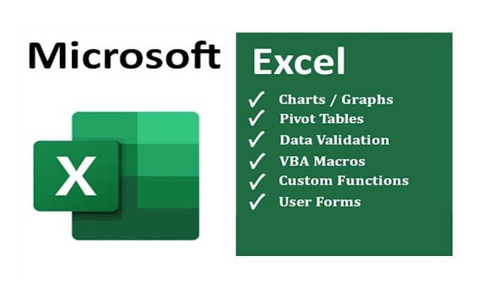 create custom ms excel spreadsheet with functions formulas