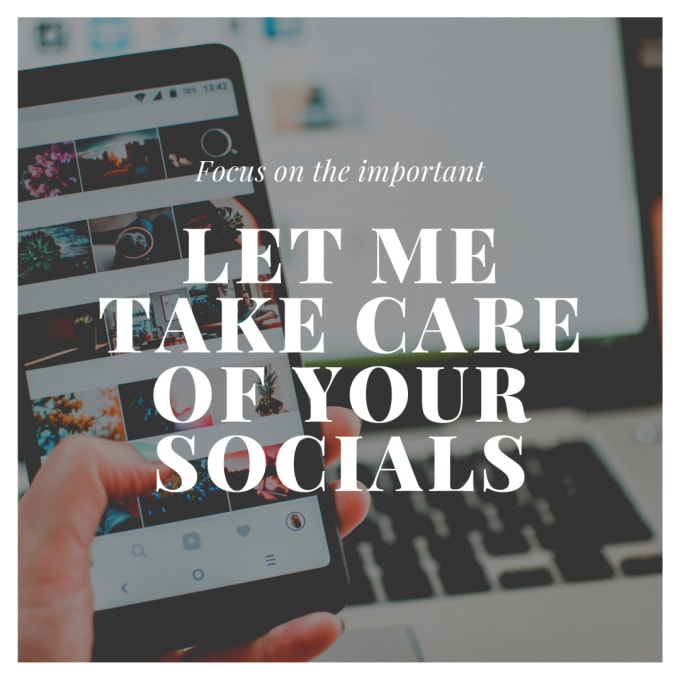 be your social media content creator