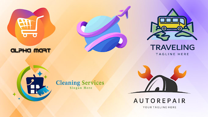 design abstract modern stunning unique logo