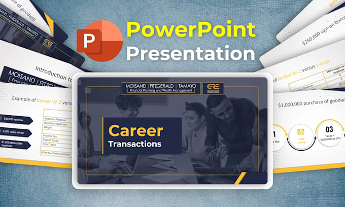 design professional and modern powerpoint presentation