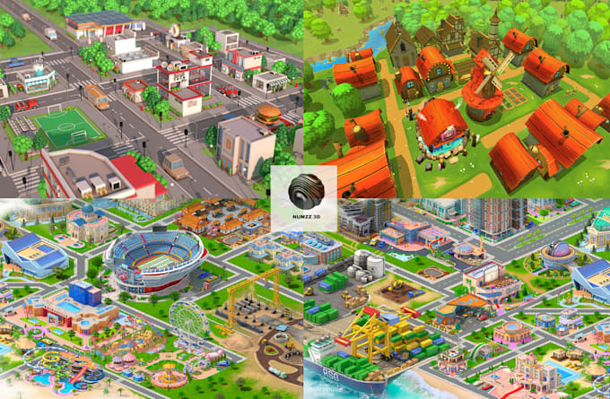 design 3d terrain or environments models for your games