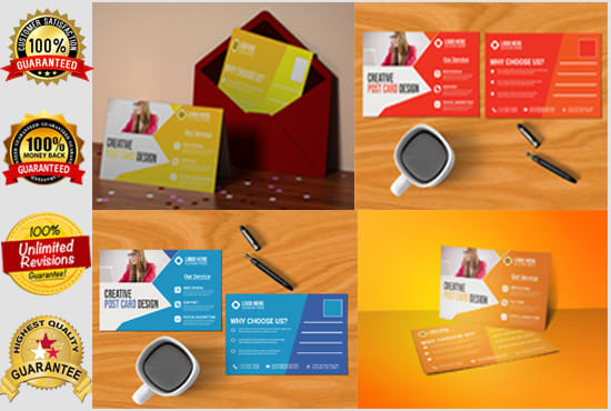 do corporate business real estate postcard design