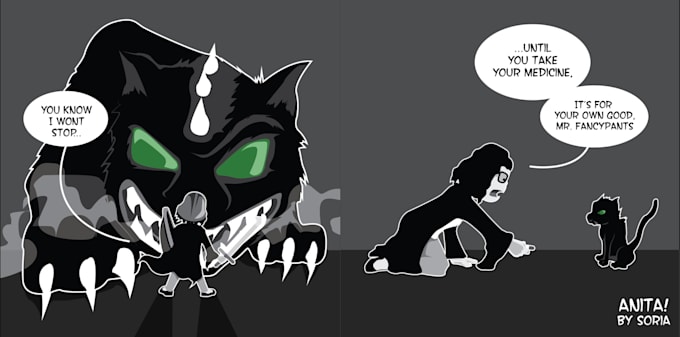write a comic book script for you