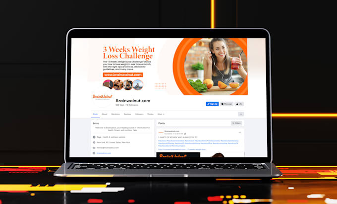 do facebook business page setup , fan page create , banner , and cover design