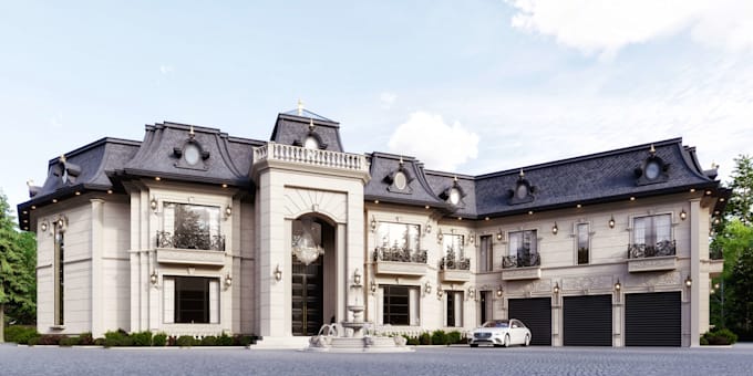 create photorealistic exterior 3d renderings