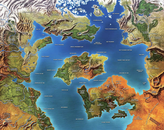 make detailed maps for your fantasy world