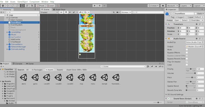 develop unity3d game for android, pc, and webgl on unity3d