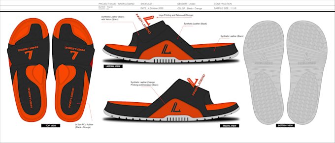make sandals design and slippers for you