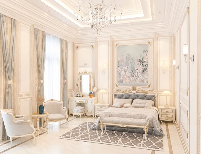 do 3d interior design and render