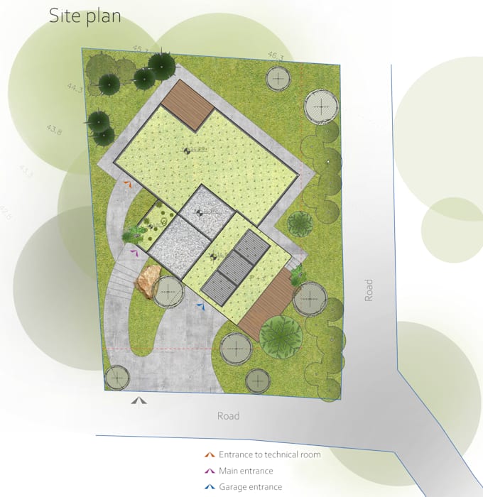 render a landscape or site plan in photoshop