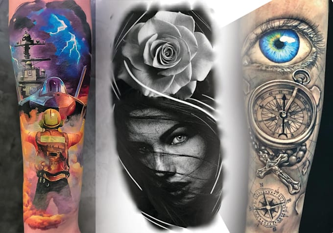 do watercolor tattoo design