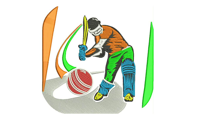 do embroidery digitizing into emb, dst, pes file in 2 hours