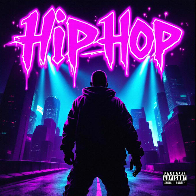 design a professional album cover with a unique, modern, and brilliant look
