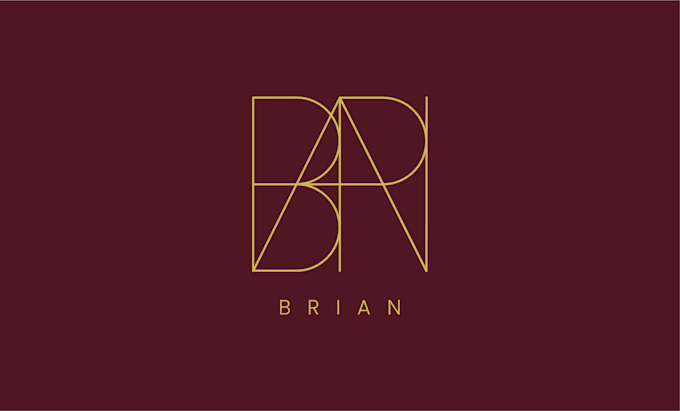 create a unique geometric logo name for personal use