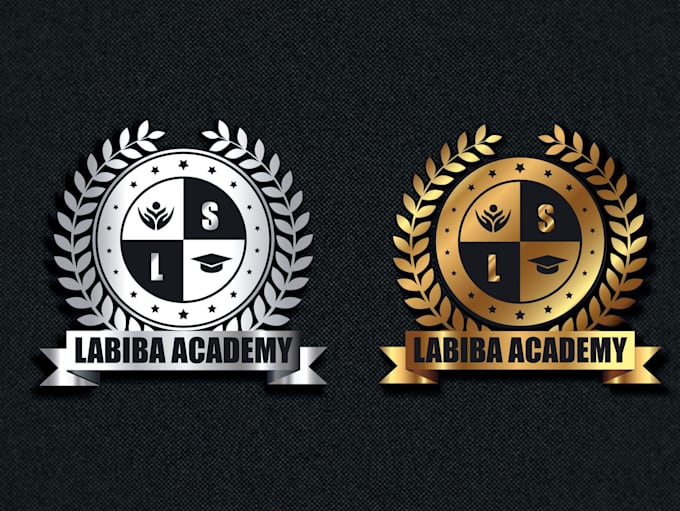 design school, education, university, academy logo, 12h