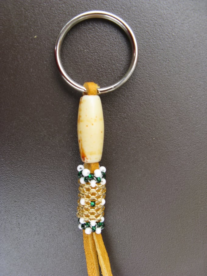 How to make hotsell native american beaded keychains