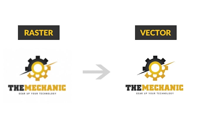 recreate your logo to vector professionally