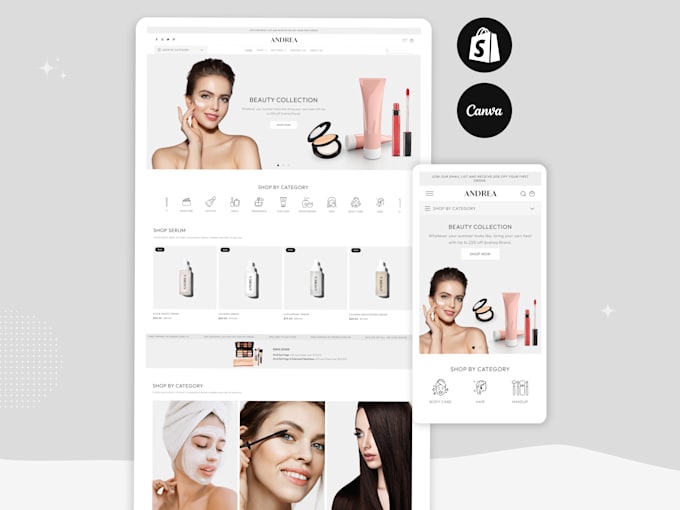 I will make shopify website store or redesign with mockup UI UX - Image 2