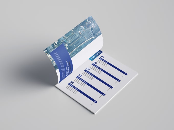 design clean brochure,  magazine, annual report, booklet, catalog, handout