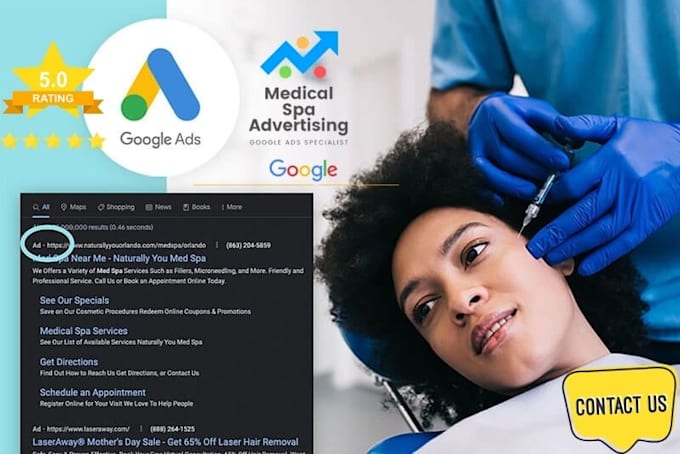 run high performance google ads for med spas aesthetic clinics