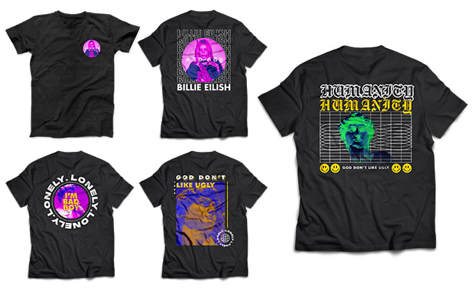 design perfect streetwear hip hop or merch hoodies tshirts