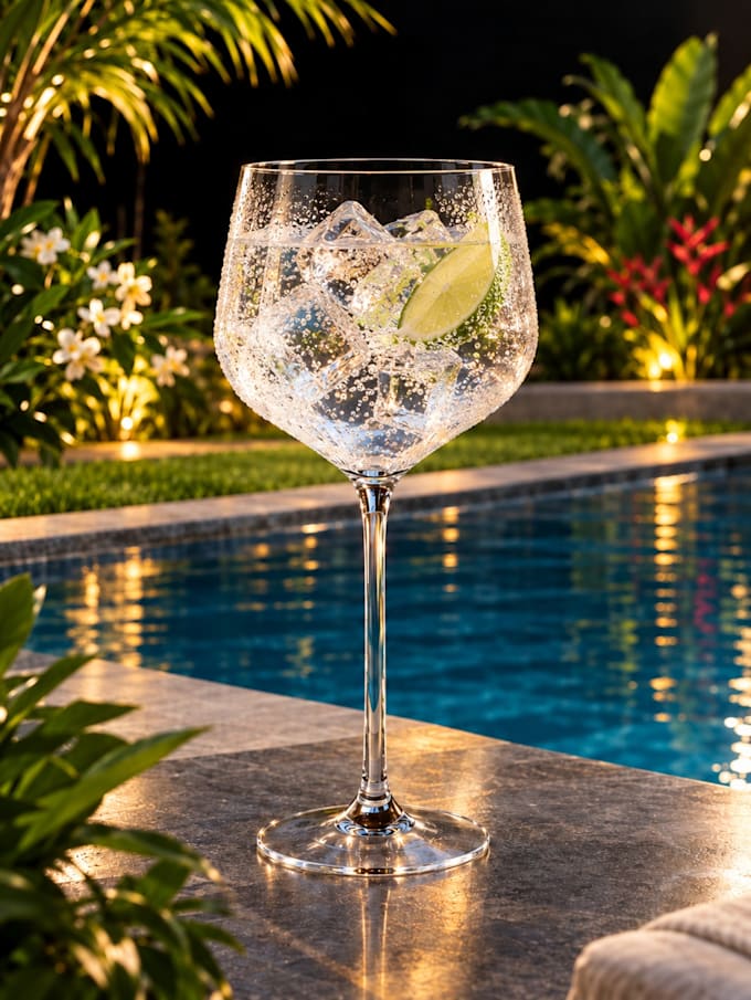 design water glass with 3d model and realastic view