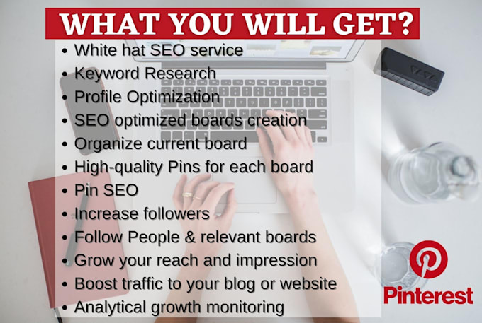 be your pinterest SEO expert and marketing manager