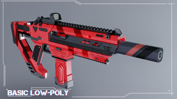 create 3d weapons from guns