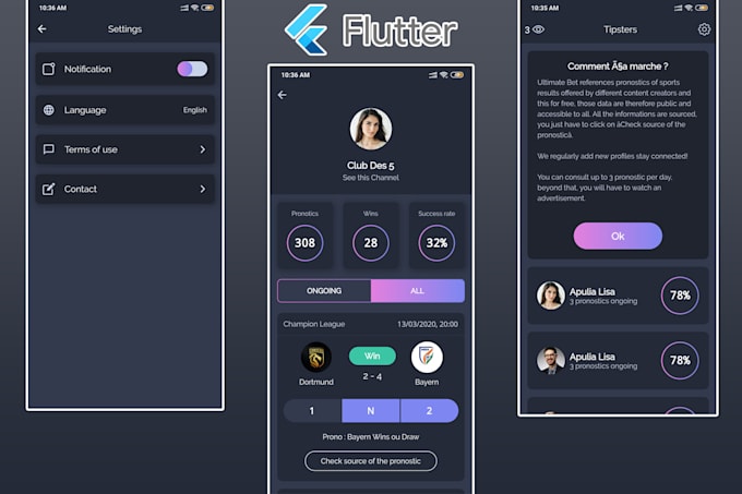 convert figma design to flutter app