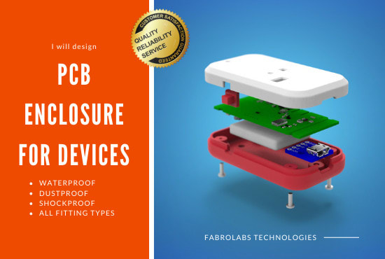 design pcb enclosure or case for electronic devices