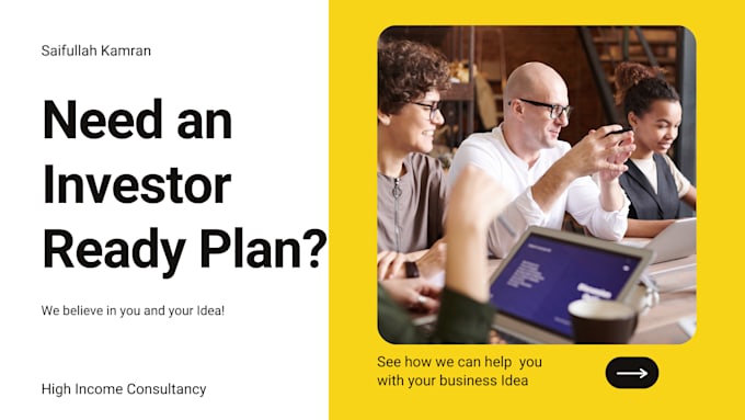 create a financial model, financial projection and business plan